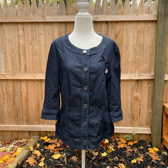 denim jacket size 14